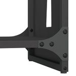 Casa si Gradina - Termice - Sobe, Seminee si accesorii - Accesorii seminee si sobe - Suport pentru lemne de foc negru Otel laminat la rece - Infinity.ro