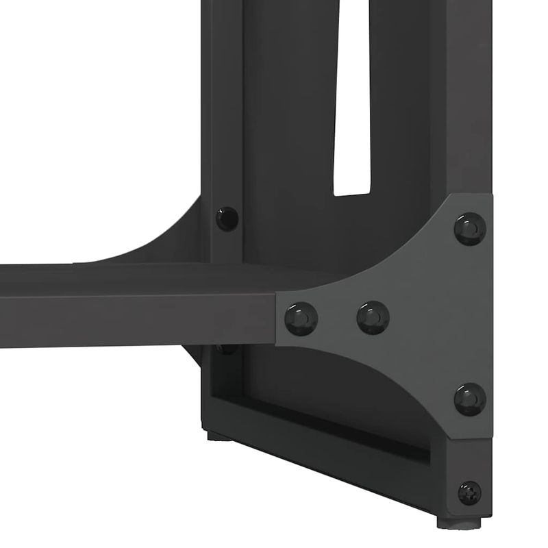 Casa si Gradina - Termice - Sobe, Seminee si accesorii - Accesorii seminee si sobe - Suport pentru lemne de foc negru Otel laminat la rece - Infinity.ro