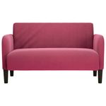 Casa si Gradina - Mobilier - Canapele si coltare - Canapele - Canapea loveseat rosu vin 109 cm catifea - Infinity.ro