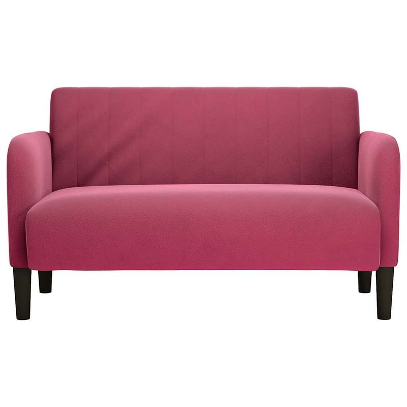 Casa si Gradina - Mobilier - Canapele si coltare - Canapele - Canapea loveseat rosu vin 109 cm catifea - Infinity.ro