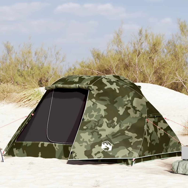 Sport si Outdoor - Camping - Corturi camping - Cort de pescuit pentru 5 persoane, camuflaj, impermeabil - Infinity.ro