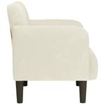 Casa si Gradina - Mobilier - Scaune si fotolii - Fotolii - Fotoliu cu Cotiere Crem 54 cm Catifea - Infinity.ro