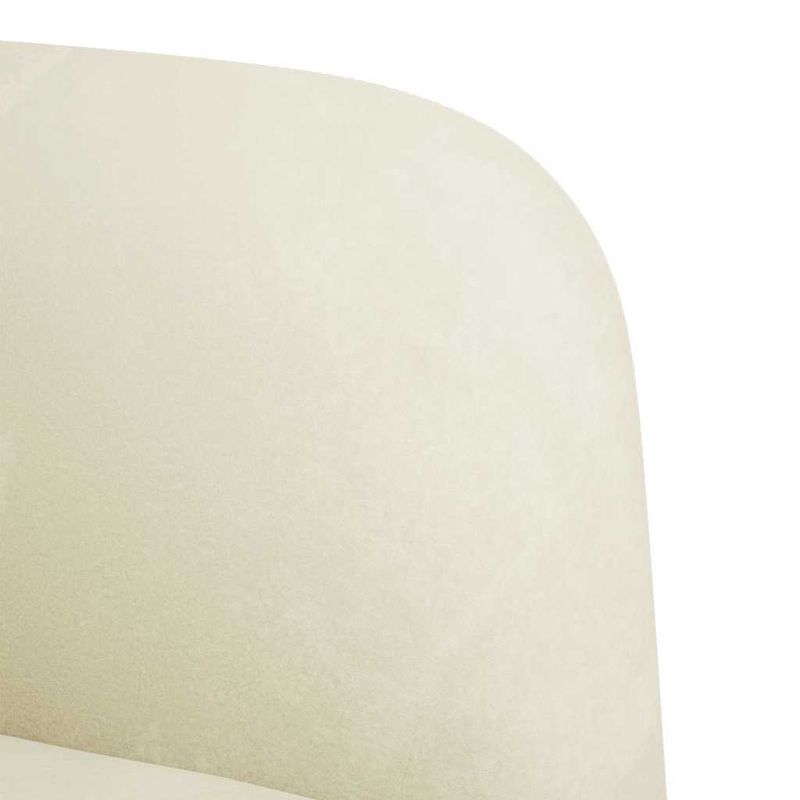 Casa si Gradina - Mobilier - Scaune si fotolii - Fotolii - Fotoliu cu Cotiere Crem 54 cm Catifea - Infinity.ro