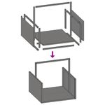 Casa si Gradina - Termice - Sobe, Seminee si accesorii - Accesorii seminee si sobe - Suport pentru lemne de foc Antracit Otel laminat la rece - Infinity.ro