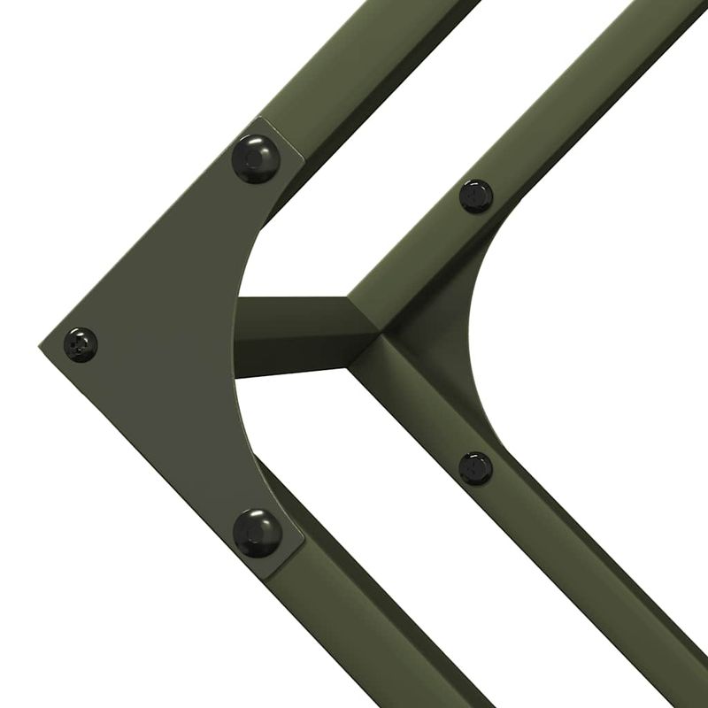 Casa si Gradina - Termice - Sobe, Seminee si accesorii - Accesorii seminee si sobe - Suport pentru lemne de foc Verde masline Otel laminat la rece - Infinity.ro