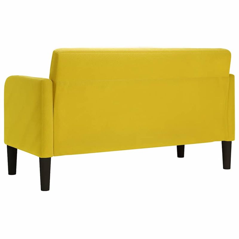 Casa si Gradina - Mobilier - Canapele si coltare - Canapele - Canapea lovesea galben 109 cm catifea - Infinity.ro