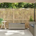 Casa si Gradina - Gradina si terasa - Mobilier exterior - Bancute de gradina - Banca de gradina cu perna gri deschis 110x30x40,5 cm Poly Ratan - Infinity.ro