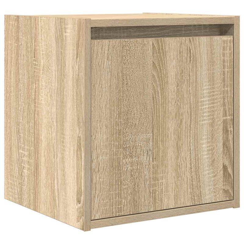 Casa si Gradina - Mobilier - Comode si corpuri - Noptiere - Noptiere montate pe perete 2 buc Stejar Sonoma 38x34x40 cm - Infinity.ro