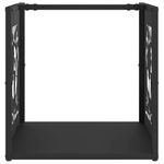 Casa si Gradina - Termice - Sobe, Seminee si accesorii - Accesorii seminee si sobe - Suport pentru lemne de foc negru Otel laminat la rece - Infinity.ro