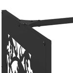 Casa si Gradina - Termice - Sobe, Seminee si accesorii - Accesorii seminee si sobe - Suport pentru lemne de foc negru Otel laminat la rece - Infinity.ro