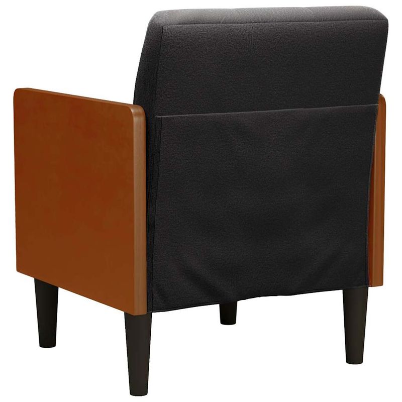 Casa si Gradina - Mobilier - Scaune si fotolii - Fotolii - Fotoliu cu Cotiere Negru 55 cm Catifea - Infinity.ro