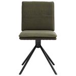 Casa si Gradina - Mobilier - Scaune si fotolii - Scaune - Scaun de sufragerie din piele sintetica verde armata - Infinity.ro