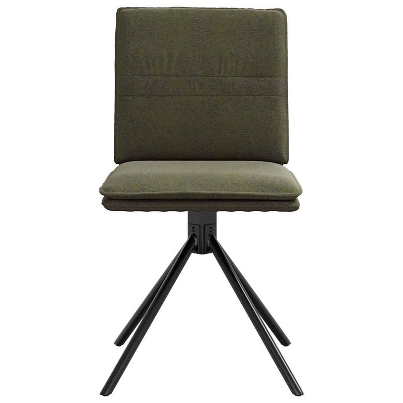 Casa si Gradina - Mobilier - Scaune si fotolii - Scaune - Scaun de sufragerie din piele sintetica verde armata - Infinity.ro