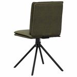 Casa si Gradina - Mobilier - Scaune si fotolii - Scaune - Scaun de sufragerie din piele sintetica verde armata - Infinity.ro