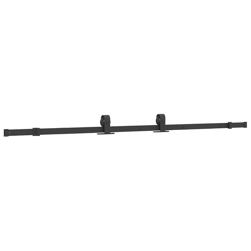 Casa si Gradina - Constructii - Usi interior, exterior si garaj - Usi interior - Usa glisanta cu set de feronerie neagra 76x205 cm Sticla ESG - Infinity.ro