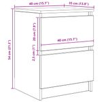 Casa si Gradina - Mobilier - Comode si corpuri - Comode - Dulap TV Stejar Sonoma 40x35x54 cm Lemn prelucrat - Infinity.ro