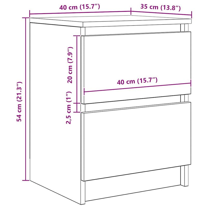 Casa si Gradina - Mobilier - Comode si corpuri - Comode - Dulap TV Stejar Sonoma 40x35x54 cm Lemn prelucrat - Infinity.ro