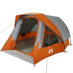Sport si Outdoor - Camping - Corturi camping - Cort de camping 4 persoane gri si portocaliu impermeabil - Infinity.ro
