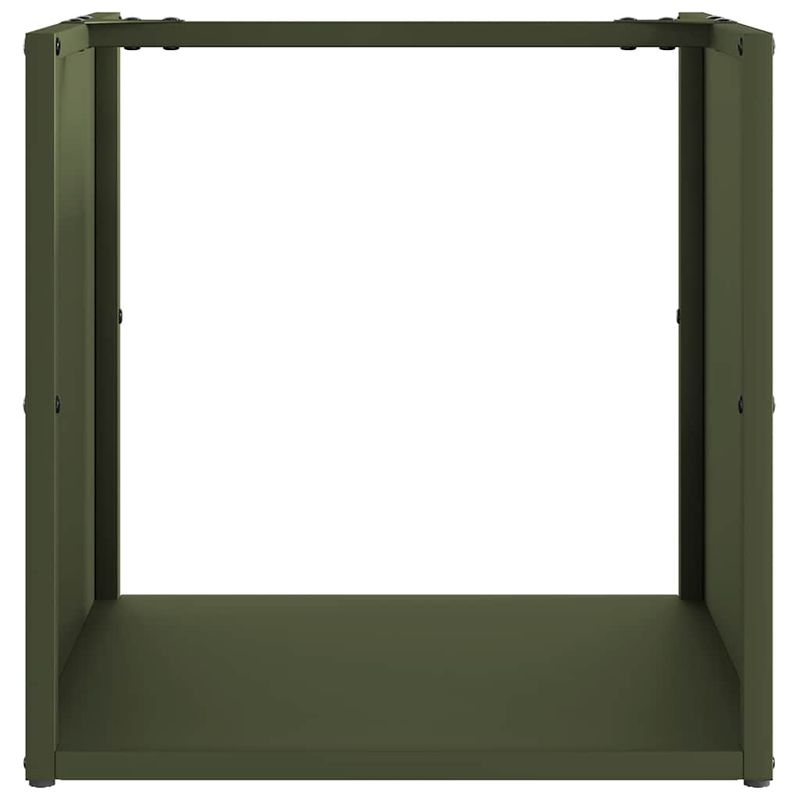 Casa si Gradina - Termice - Sobe, Seminee si accesorii - Accesorii seminee si sobe - Suport pentru lemne de foc Verde masline Otel laminat la rece - Infinity.ro