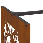 Casa si Gradina - Termice - Sobe, Seminee si accesorii - Accesorii seminee si sobe - Suport pentru lemne de foc 40x40x40 cm Otel pentru intemperii - Infinity.ro