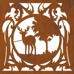 Casa si Gradina - Termice - Sobe, Seminee si accesorii - Accesorii seminee si sobe - Suport pentru lemne de foc 40x40x40 cm Otel pentru intemperii - Infinity.ro