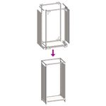 Casa si Gradina - Termice - Sobe, Seminee si accesorii - Accesorii seminee si sobe - Suport pentru lemne de foc Antracit Otel laminat la rece - Infinity.ro