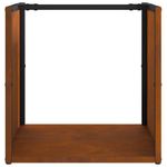 Casa si Gradina - Termice - Sobe, Seminee si accesorii - Accesorii seminee si sobe - Suport pentru lemne de foc 40x40x40 cm Otel pentru intemperii - Infinity.ro