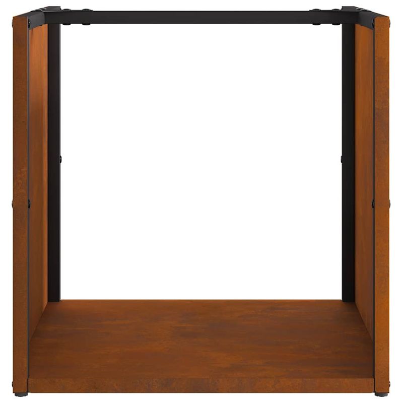 Casa si Gradina - Termice - Sobe, Seminee si accesorii - Accesorii seminee si sobe - Suport pentru lemne de foc 40x40x40 cm Otel pentru intemperii - Infinity.ro