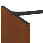 Casa si Gradina - Termice - Sobe, Seminee si accesorii - Accesorii seminee si sobe - Suport pentru lemne de foc 40x40x40 cm Otel pentru intemperii - Infinity.ro