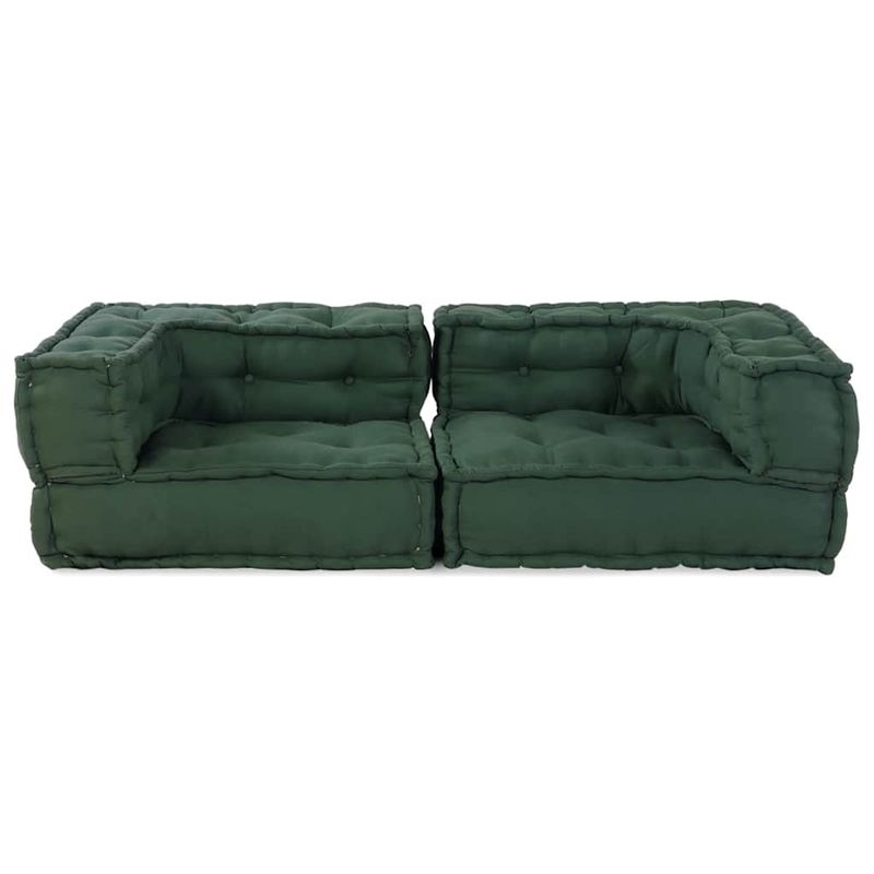 Casa si Gradina - Gradina si terasa - Mobilier exterior - Canapele si fotolii gradina - Puf modular verde 140x70x36 tesatura - Infinity.ro