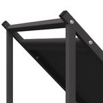 Casa si Gradina - Termice - Sobe, Seminee si accesorii - Accesorii seminee si sobe - Suport pentru lemne de foc negru Otel laminat la rece - Infinity.ro