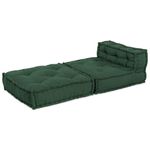 Casa si Gradina - Gradina si terasa - Mobilier exterior - Canapele si fotolii gradina - Puf modular verde 70x70x54 tesatura - Infinity.ro