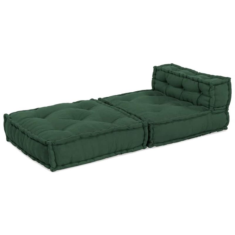 Casa si Gradina - Gradina si terasa - Mobilier exterior - Canapele si fotolii gradina - Puf modular verde 70x70x54 tesatura - Infinity.ro