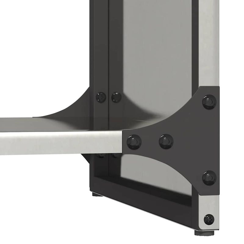 Casa si Gradina - Termice - Sobe, Seminee si accesorii - Accesorii seminee si sobe - Suport pentru lemne de foc 40x30x80 cm otel inoxidabil - Infinity.ro