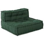 Casa si Gradina - Gradina si terasa - Mobilier exterior - Canapele si fotolii gradina - Puf modular verde 70x70x54 tesatura - Infinity.ro
