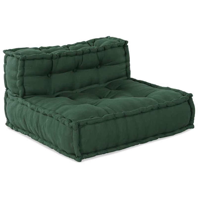 Casa si Gradina - Gradina si terasa - Mobilier exterior - Canapele si fotolii gradina - Puf modular verde 70x70x54 tesatura - Infinity.ro