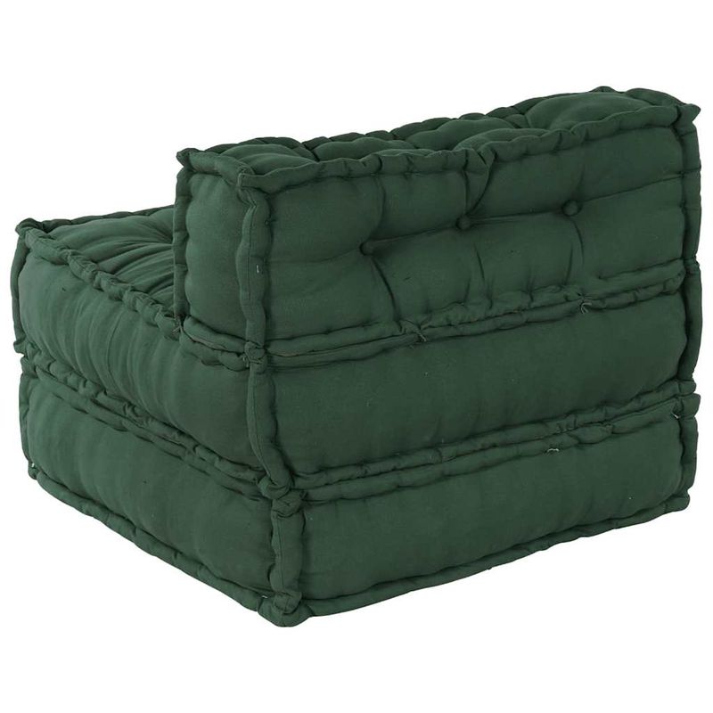 Casa si Gradina - Gradina si terasa - Mobilier exterior - Canapele si fotolii gradina - Puf modular verde 70x70x54 tesatura - Infinity.ro