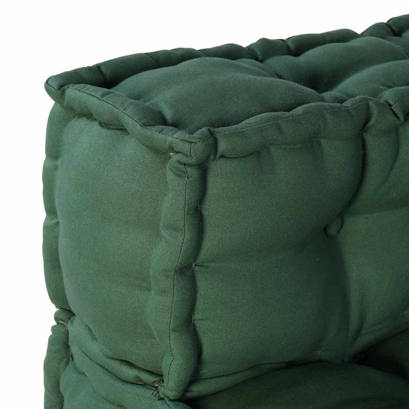 Casa si Gradina - Gradina si terasa - Mobilier exterior - Canapele si fotolii gradina - Puf modular verde 70x70x54 tesatura - Infinity.ro
