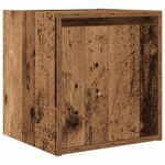 Casa si Gradina - Mobilier - Comode si corpuri - Noptiere - Noptiera montata pe perete lemn vechi 38x34x40 cm - Infinity.ro
