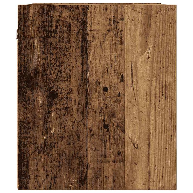 Casa si Gradina - Mobilier - Comode si corpuri - Noptiere - Noptiera montata pe perete lemn vechi 38x34x40 cm - Infinity.ro