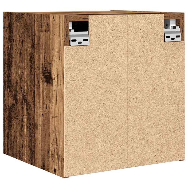 Casa si Gradina - Mobilier - Comode si corpuri - Noptiere - Noptiera montata pe perete lemn vechi 38x34x40 cm - Infinity.ro