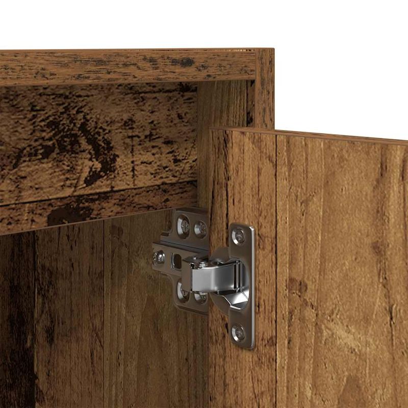 Casa si Gradina - Mobilier - Comode si corpuri - Noptiere - Noptiera montata pe perete lemn vechi 38x34x40 cm - Infinity.ro