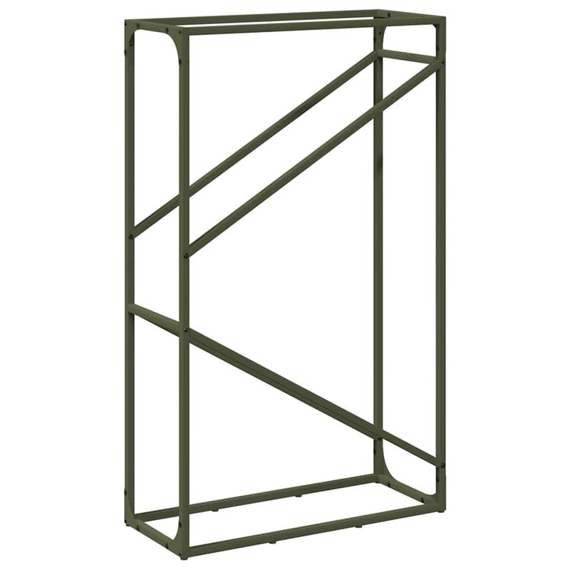 Casa si Gradina - Termice - Sobe, Seminee si accesorii - Accesorii seminee si sobe - Suport pentru lemne de foc Verde masline Otel laminat la rece - Infinity.ro