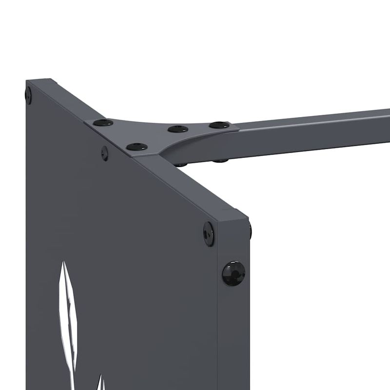 Casa si Gradina - Termice - Sobe, Seminee si accesorii - Accesorii seminee si sobe - Suport pentru lemne de foc Antracit Otel laminat la rece - Infinity.ro