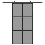 Casa si Gradina - Constructii - Usi interior, exterior si garaj - Usi interior - Usa glisanta cu set de feronerie neagra sticla securizata - Infinity.ro