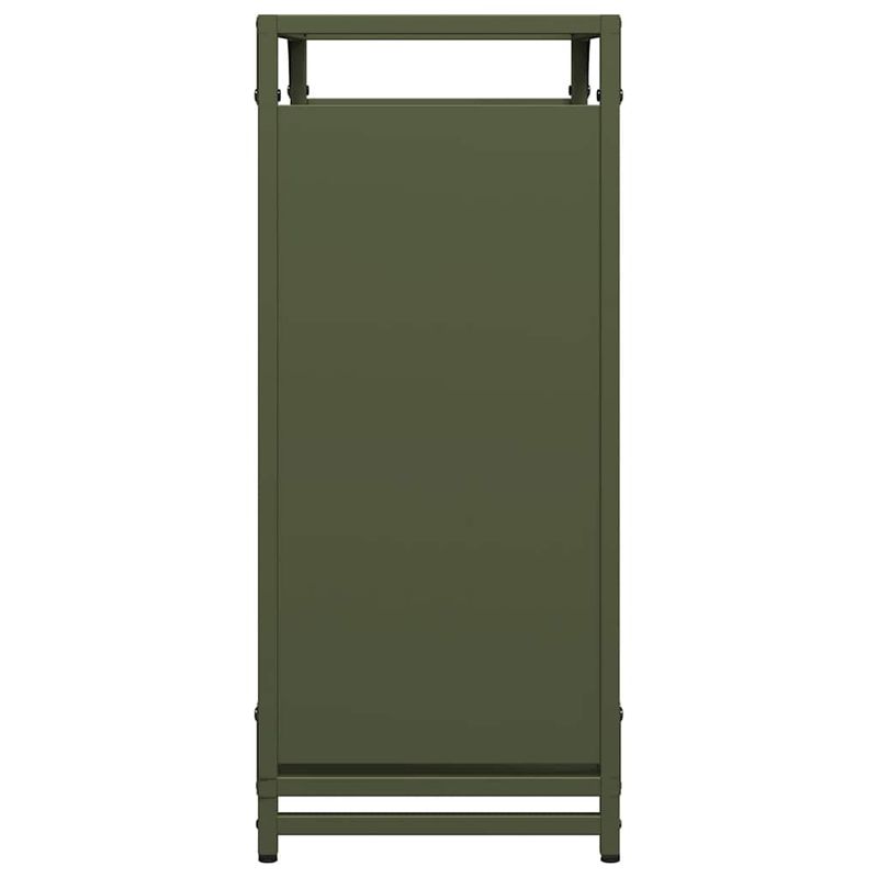 Casa si Gradina - Termice - Sobe, Seminee si accesorii - Accesorii seminee si sobe - Suport pentru lemne de foc Verde masline Otel laminat la rece - Infinity.ro