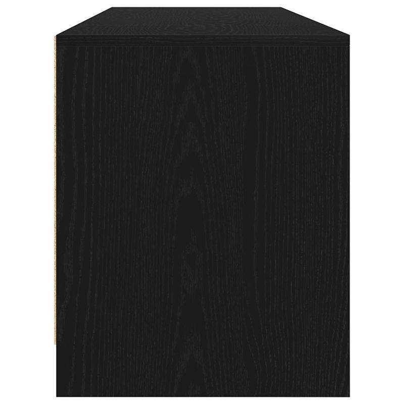 Casa si Gradina - Mobilier - Comode si corpuri - Comode - Dulap TV Stejar Negru 188,5x41x50 cm Lemn prelucrat - Infinity.ro
