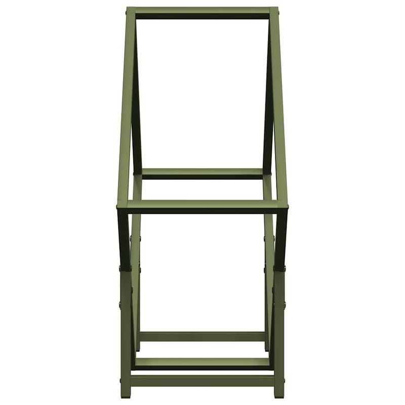 Casa si Gradina - Termice - Sobe, Seminee si accesorii - Accesorii seminee si sobe - Suport pentru lemne de foc Verde masline Otel laminat la rece - Infinity.ro