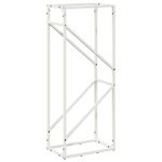 Casa si Gradina - Termice - Sobe, Seminee si accesorii - Accesorii seminee si sobe - Suport pentru lemne de foc alb 40x25x100cm Otel laminat la rece - Infinity.ro