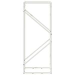 Casa si Gradina - Termice - Sobe, Seminee si accesorii - Accesorii seminee si sobe - Suport pentru lemne de foc alb 40x25x100cm Otel laminat la rece - Infinity.ro